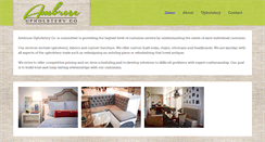 Desktop Screenshot of ambroseupholsteryco.com