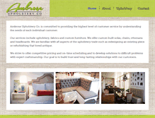 Tablet Screenshot of ambroseupholsteryco.com